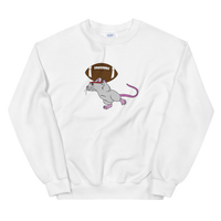 Football Mouse Unisex Crew Neck Sweatshirt