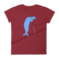 Mini-Golf Whale Women's Short Sleeve T-Shirt