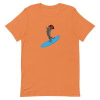 Surfing Wiener Dog Unisex T-Shirt