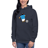 Soccer Penguin Premium Women's Hoodie