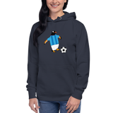 Soccer Penguin Premium Women's Hoodie