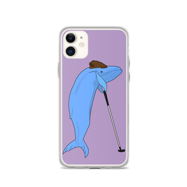 Mini-Golf Whale iPhone Case