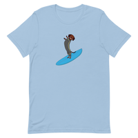 Surfing Wiener Dog Unisex T-Shirt