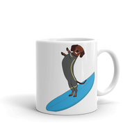 Surfing Wiener Dog Mug