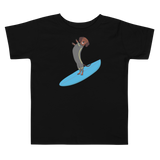 Surfing Wiener Dog Toddler Short Sleeve T-Shirt