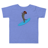 Surfing Wiener Dog Toddler Short Sleeve T-Shirt