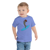 Surfing Wiener Dog Toddler Short Sleeve T-Shirt